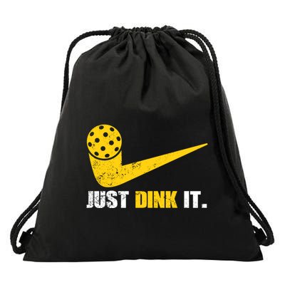 Just Dink It Pickleball Funny Pickleball Player Dink Player Gift Drawstring Bag