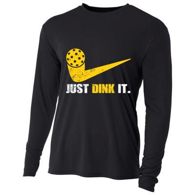 Just Dink It Pickleball Funny Pickleball Player Dink Player Gift Cooling Performance Long Sleeve Crew