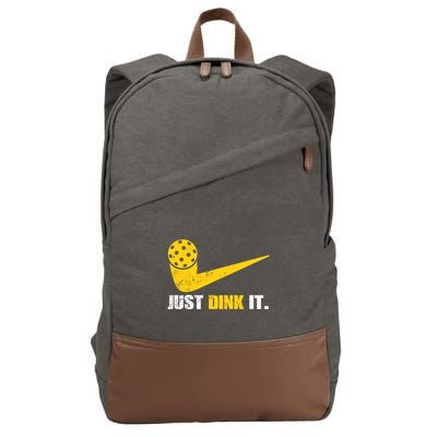 Just Dink It Pickleball Funny Pickleball Player Dink Player Gift Cotton Canvas Backpack