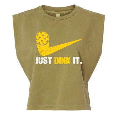 Just Dink It Pickleball Funny Pickleball Player Dink Player Gift Garment-Dyed Women's Muscle Tee