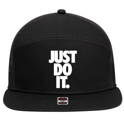 Just Do It Awesome 7 Panel Mesh Trucker Snapback Hat