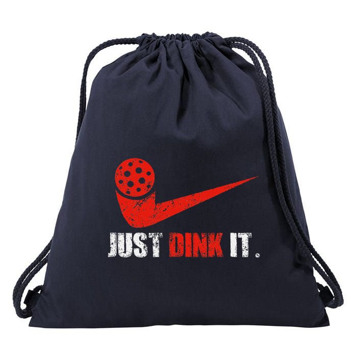Just Dink It Pickleball Player Fan Gift Drawstring Bag