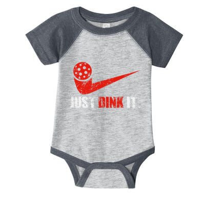 Just Dink It Pickleball Player Fan Gift Infant Baby Jersey Bodysuit