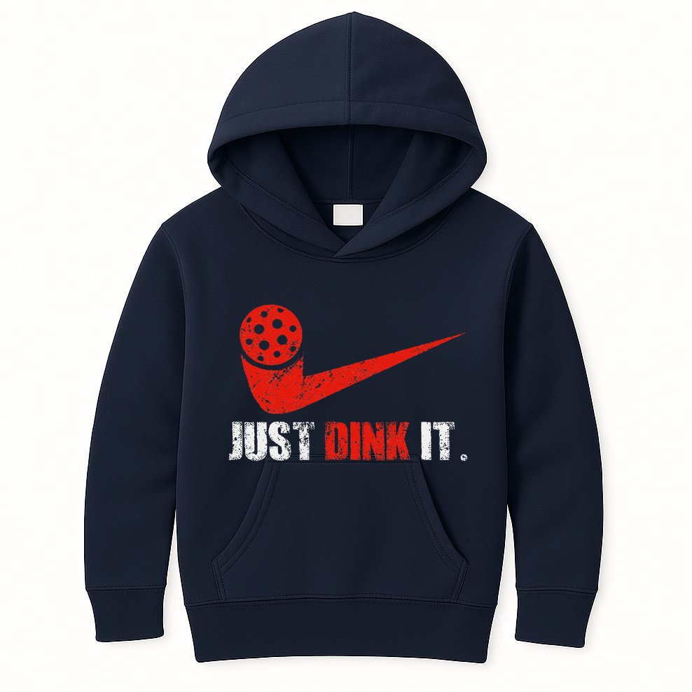 Just Dink It Pickleball Player Fan Gift Kids Hoodie