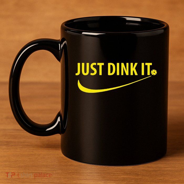 Just Dink It Pickleball 11oz C Handle Ceramic Mug