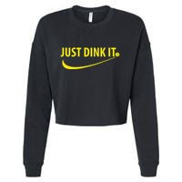 Just Dink It Pickleball Cropped Pullover Crew