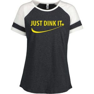 Just Dink It Pickleball Enza Ladies Jersey Colorblock Tee