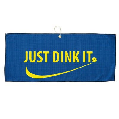 Just Dink It Pickleball Large Microfiber Waffle Golf Towel