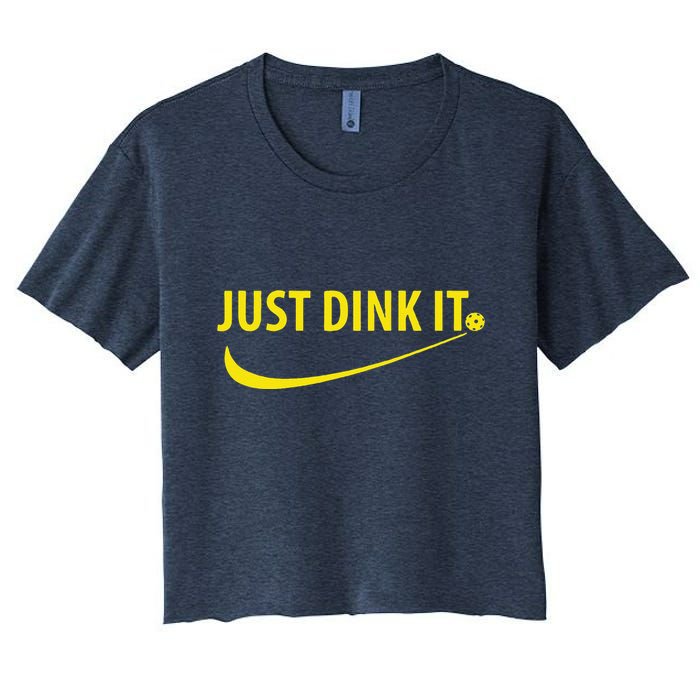 Just Dink It Pickleball Women's Crop Top Tee