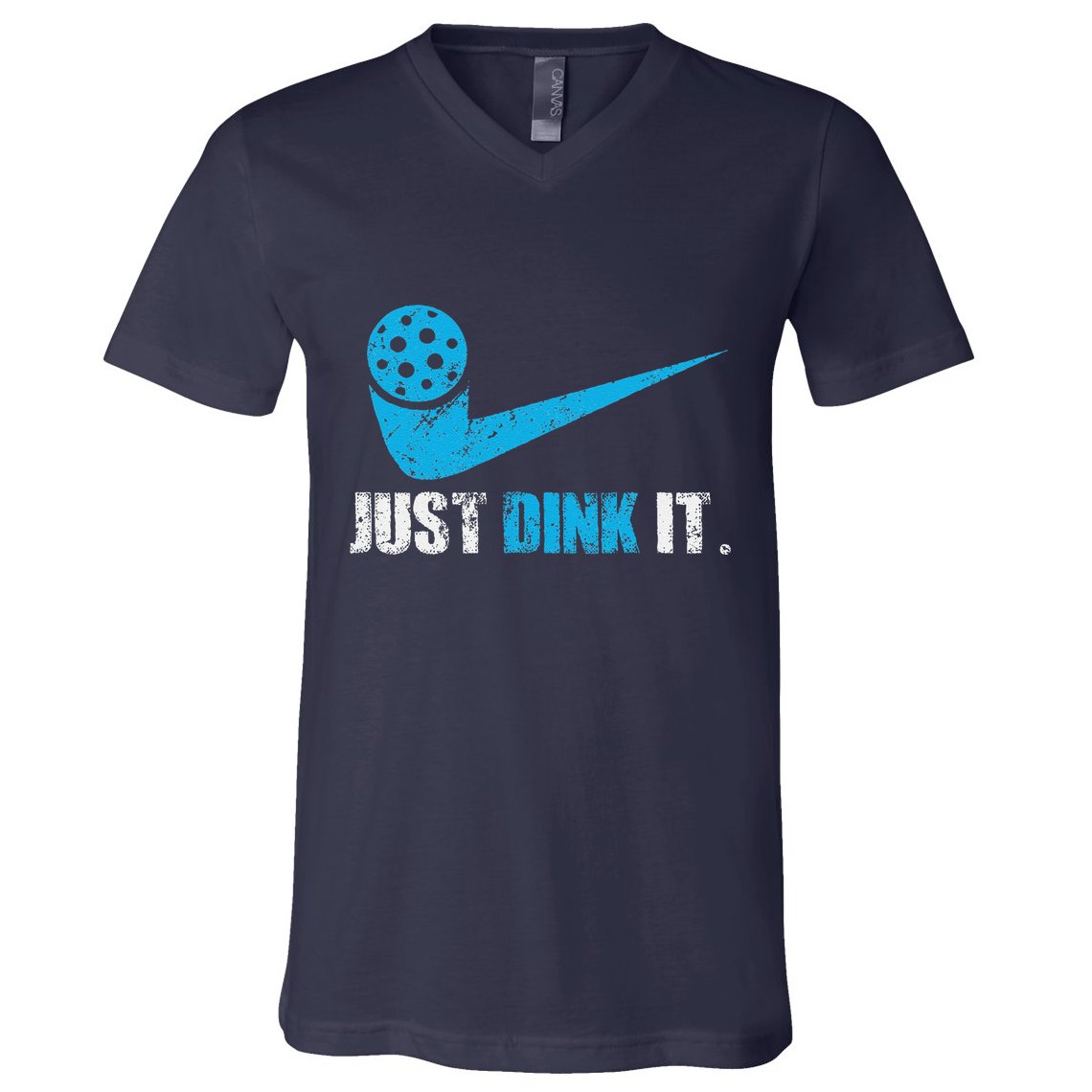 Just Dink It Pickleball Player Fan Gift V-Neck T-Shirt