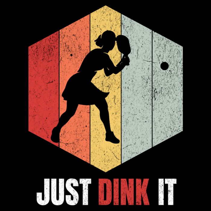 Just Dink It Vintage Pickle Ball And Pickleball Fan Gift Backpack