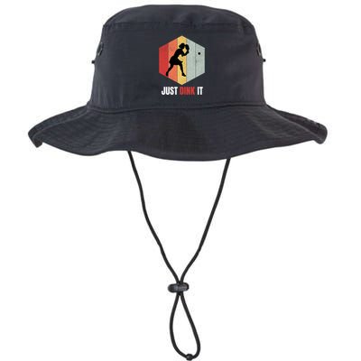Just Dink It Vintage Pickle Ball And Pickleball Fan Gift Bucket Hat
