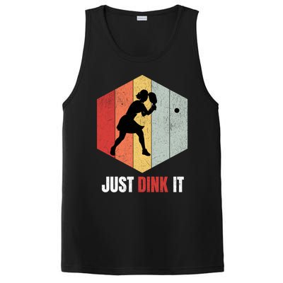 Just Dink It Vintage Pickle Ball And Pickleball Fan Gift PosiCharge Competitor Tank