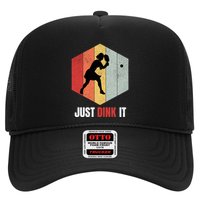 Just Dink It Vintage Pickle Ball And Pickleball Fan Gift Trucker Hat