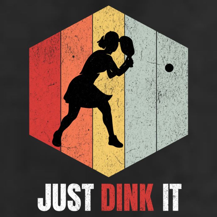 Just Dink It Vintage Pickle Ball And Pickleball Fan Gift Trucker Hat
