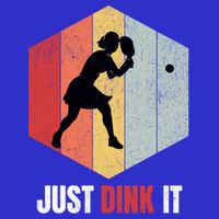 Just Dink It Vintage Pickle Ball And Pickleball Fan Gift Visor