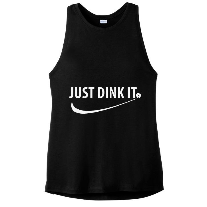 Just Dink It Pickleball Ladies PosiCharge Tri-Blend Wicking Tank