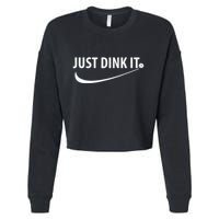 Just Dink It Pickleball Cropped Pullover Crew