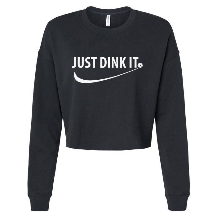 Just Dink It Pickleball Cropped Pullover Crew