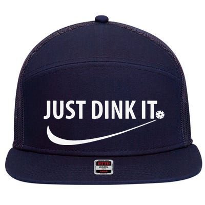 Just Dink It Pickleball 7 Panel Mesh Trucker Snapback Hat