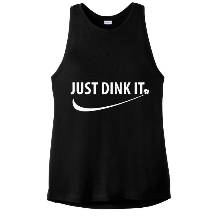 Just Dink It Pickleball Ladies PosiCharge Tri-Blend Wicking Tank