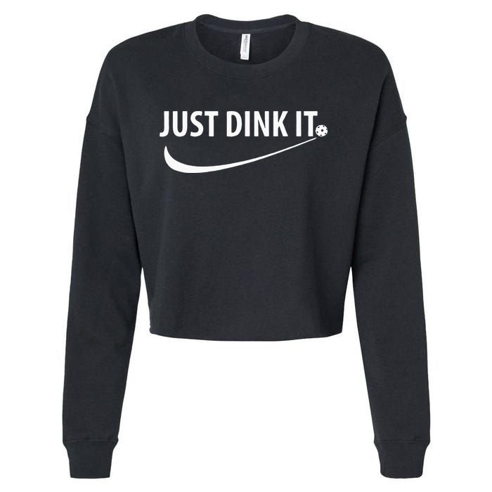 Just Dink It Pickleball Cropped Pullover Crew