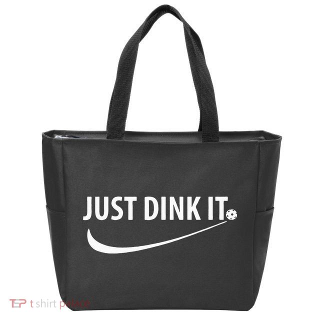 Just Dink It Pickleball Zip Tote Bag