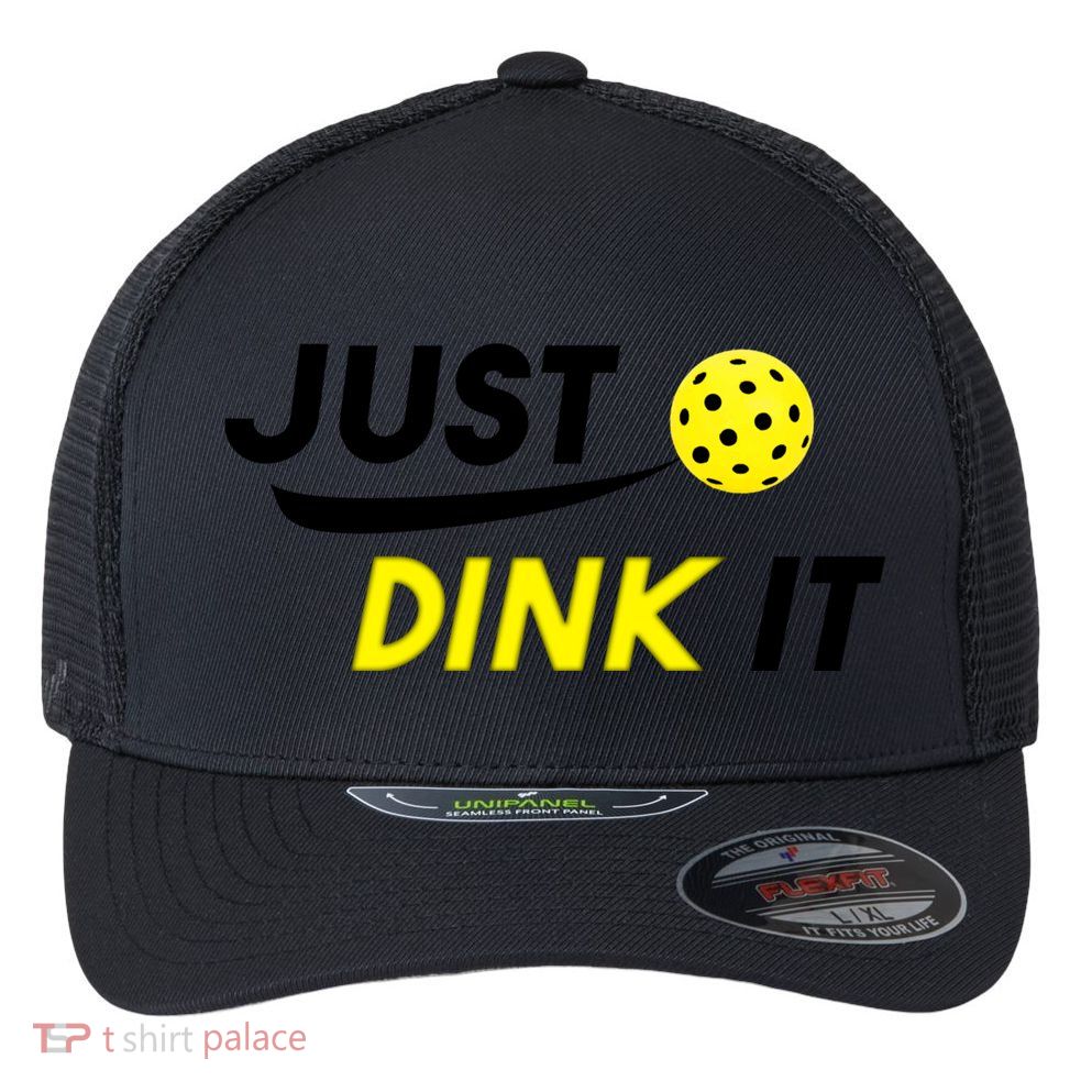 Just Dink It Pickleball Flexfit Unipanel Trucker Cap
