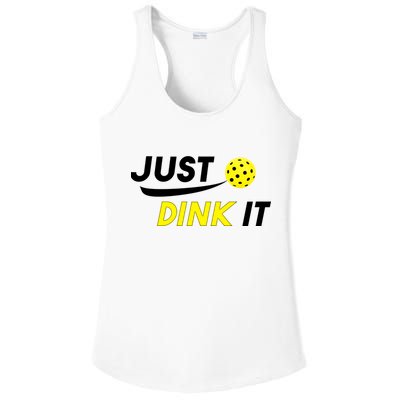 Just Dink It Pickleball Ladies PosiCharge Competitor Racerback Tank