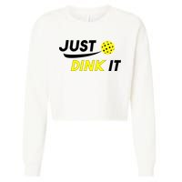 Just Dink It Pickleball Cropped Pullover Crew