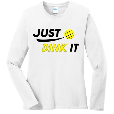 Just Dink It Pickleball Ladies Long Sleeve Shirt