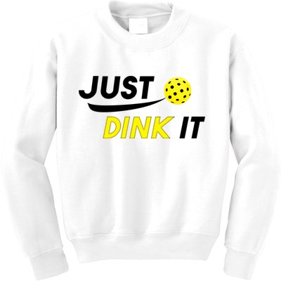 Just Dink It Pickleball Kids Sweatshirt
