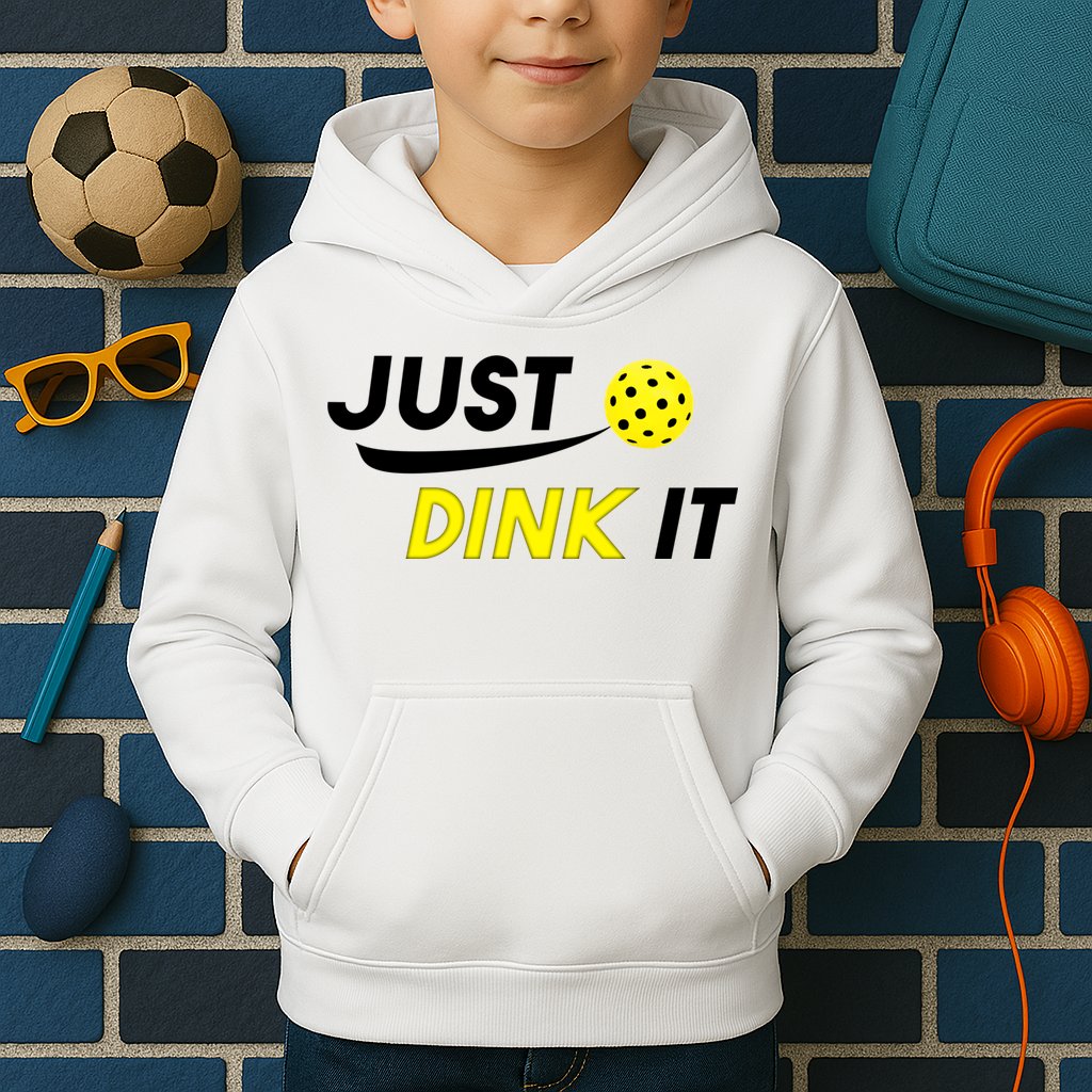 Just Dink It Pickleball Kids Hoodie