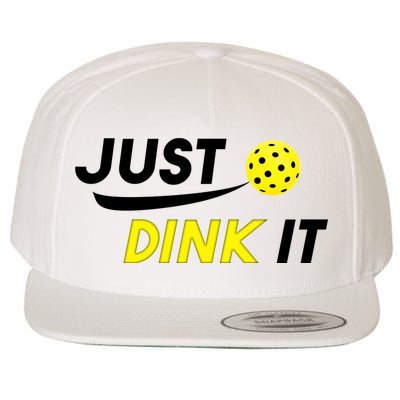 Just Dink It Pickleball Wool Snapback Cap
