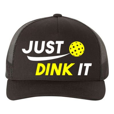 Just Dink It Pickleball Yupoong Adult 5-Panel Trucker Hat