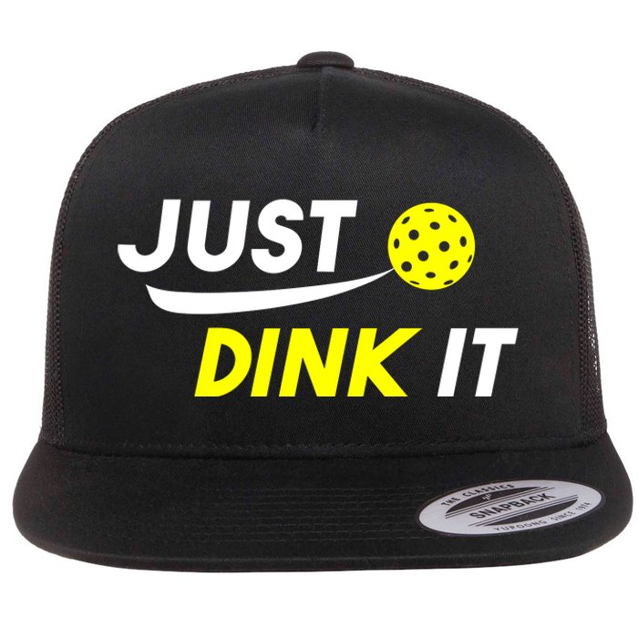 Just Dink It Pickleball Flat Bill Trucker Hat