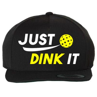 Just Dink It Pickleball Wool Snapback Cap