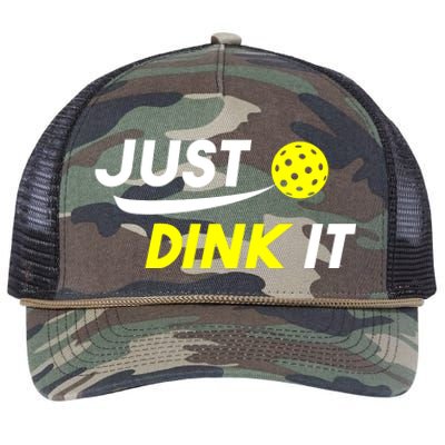 Just Dink It Pickleball Retro Rope Trucker Hat Cap