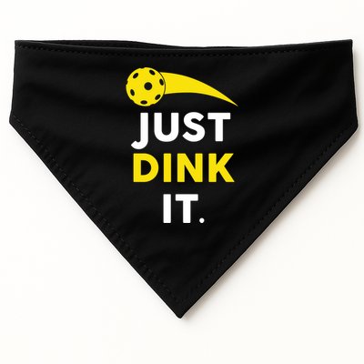 Just Dink It Funny Pickleball USA-Made Doggie Bandana