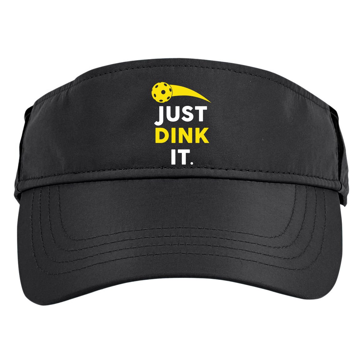 Just Dink It Funny Pickleball Adult Drive Performance Visor