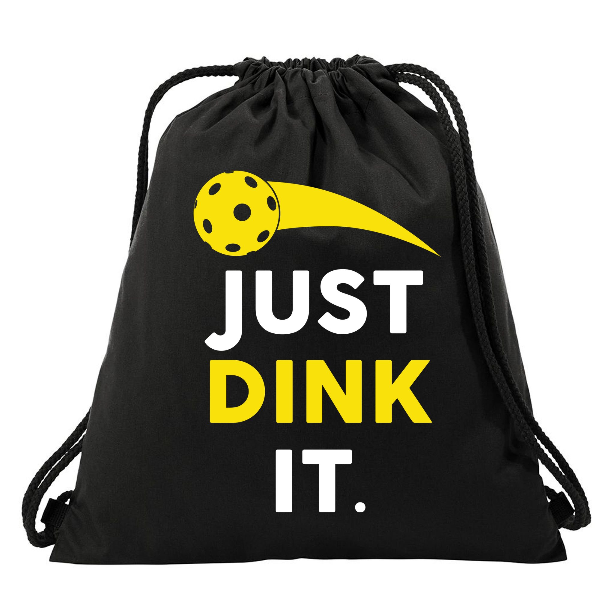 Just Dink It Funny Pickleball Drawstring Bag