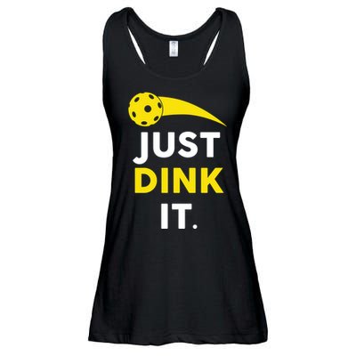 Just Dink It Funny Pickleball Ladies Essential Flowy Tank