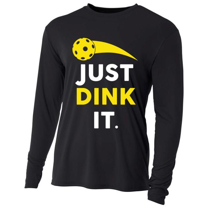 Just Dink It Funny Pickleball Cooling Performance Long Sleeve Crew