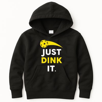 Just Dink It Funny Pickleball Kids Hoodie