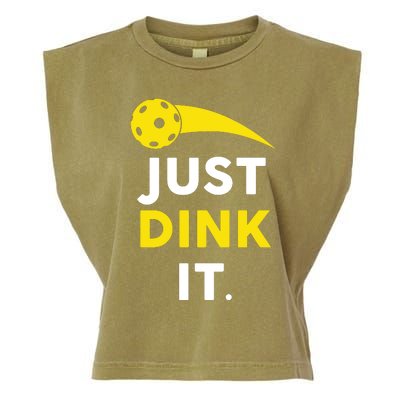 Just Dink It Funny Pickleball Garment-Dyed Women's Muscle Tee