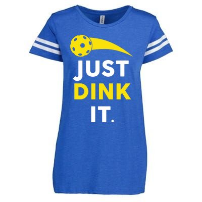 Just Dink It Funny Pickleball Enza Ladies Jersey Football T-Shirt