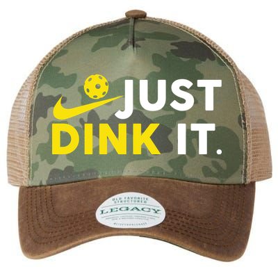 Just Dink It Funny Pickleball Play Pickle Ball Legacy Tie Dye Trucker Hat
