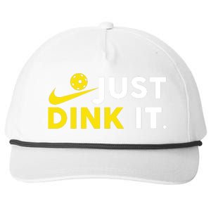 Just Dink It Funny Pickleball Play Pickle Ball Snapback Five-Panel Rope Hat