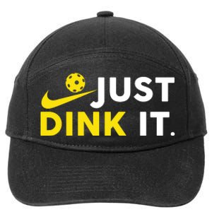 Just Dink It Funny Pickleball Play Pickle Ball 7-Panel Snapback Hat