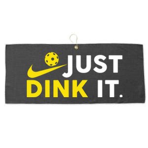 Just Dink It Funny Pickleball Play Pickle Ball Large Microfiber Waffle Golf Towel